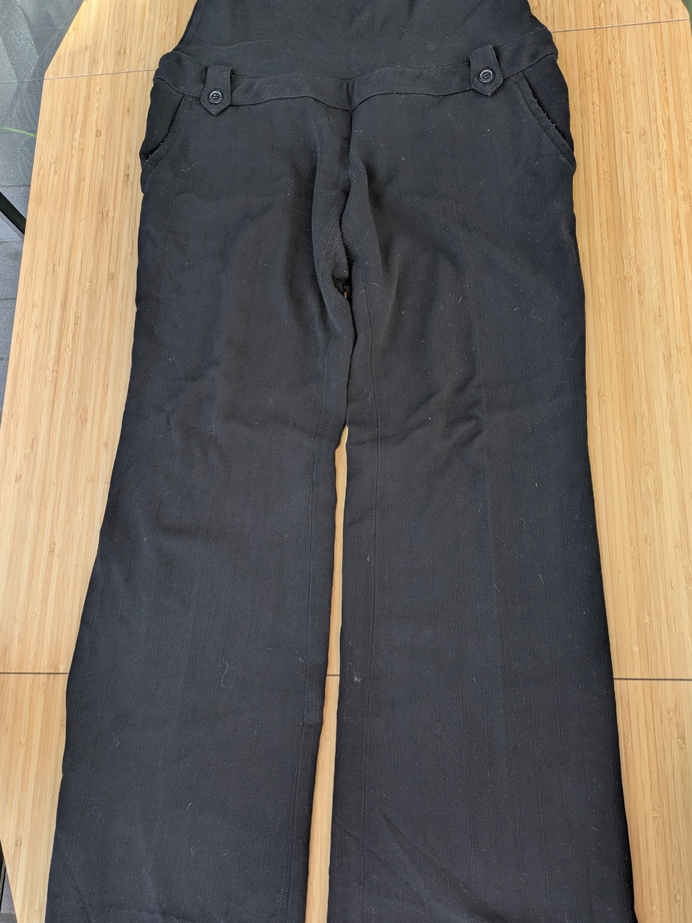 Thyme Maternity Wide-Leg Trousers with Button Tabs